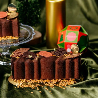 Christmas 2025 | Dark Chocolate Log Cake