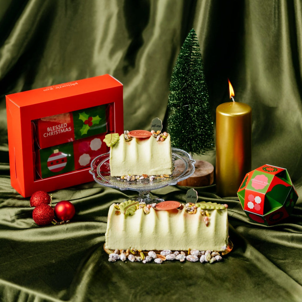 Christmas 2025 | Sicilian Pistachio & Kunafa Log Cake