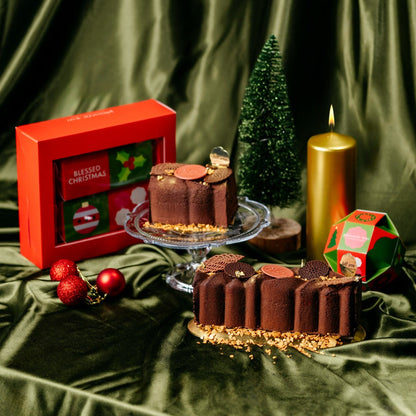Christmas 2025 | Dark Chocolate Log Cake