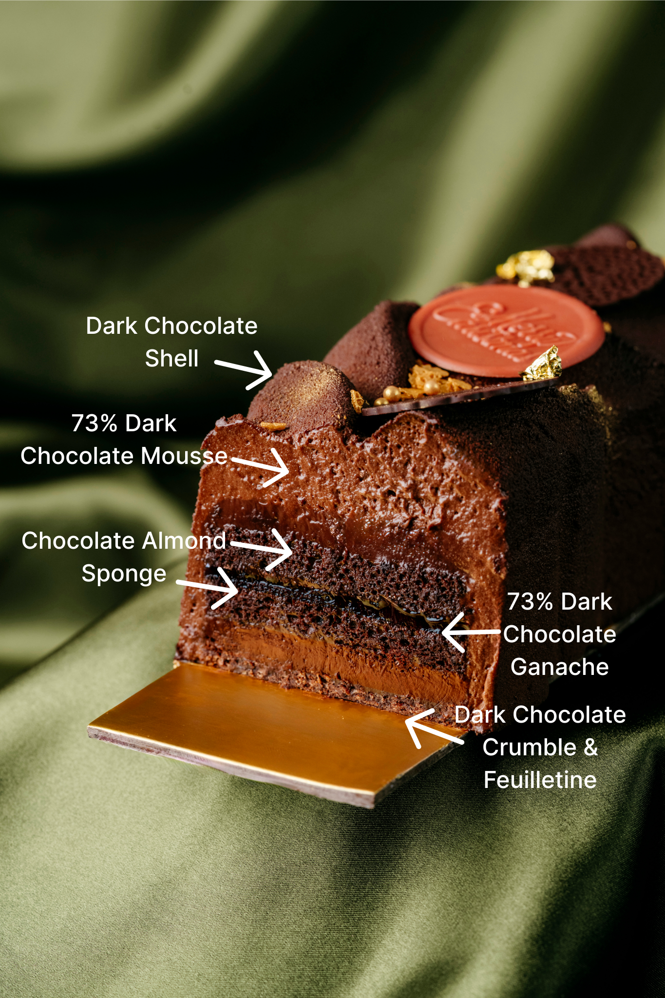 Christmas 2025 | Dark Chocolate Log Cake