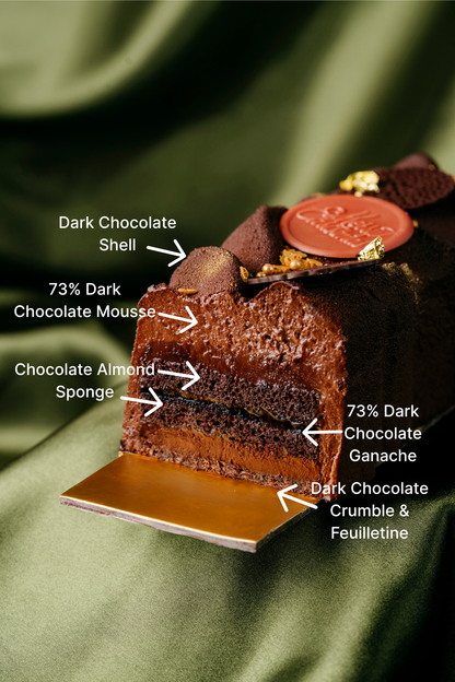 Christmas 2025 | Dark Chocolate Log Cake