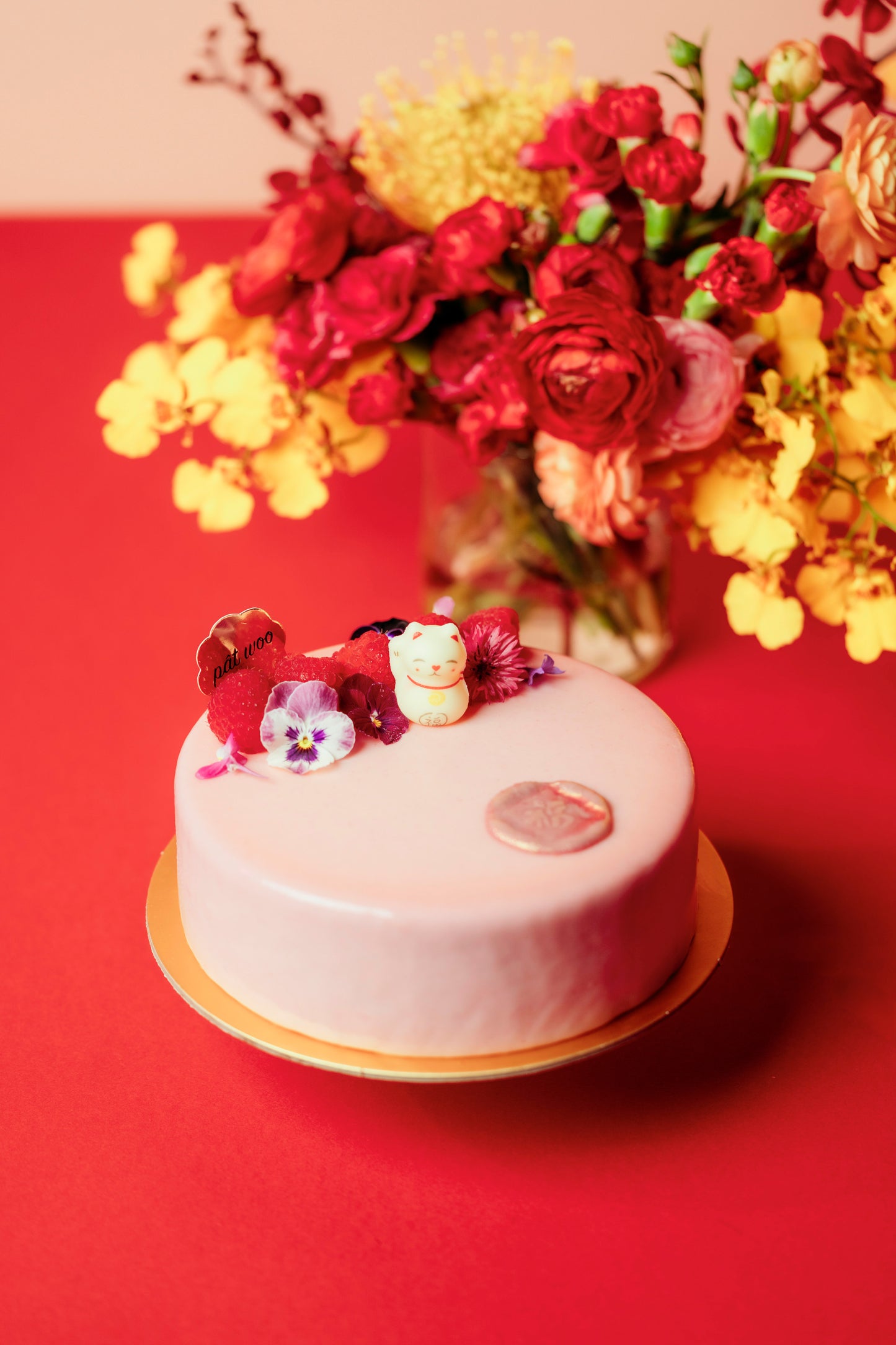 CNY 2026 | Raspberry Yuzu Cake