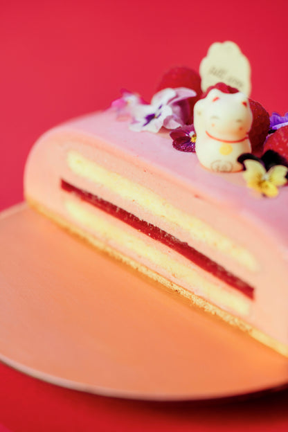 CNY 2026 | Raspberry Yuzu Cake