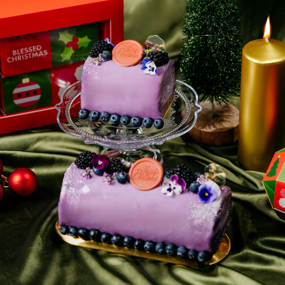 Christmas 2025 | Blueberry & Yoghurt Log Cake