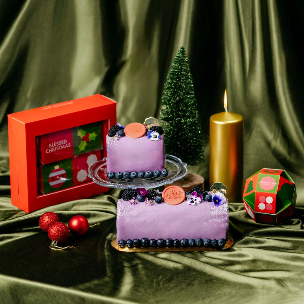 Christmas 2025 | Blueberry & Yoghurt Log Cake