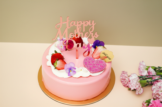 Cake | Strawberry & Peach (Mother's Day Special)